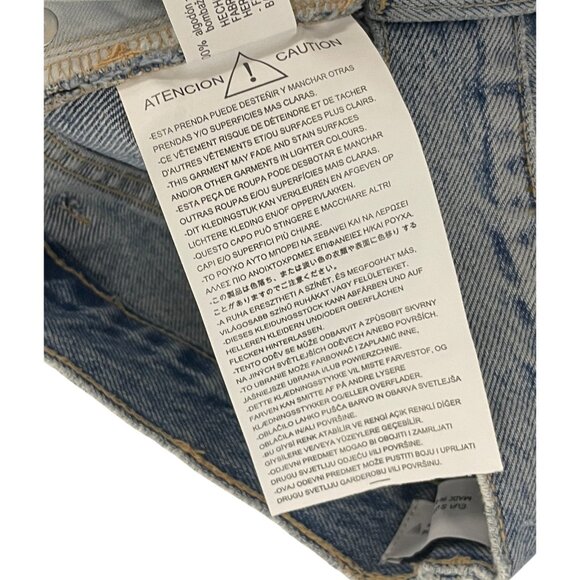 Zara Womens Long Denim Maxi Skirt Small Midi Waist Blue Front Slit 3660/090 NWT - Picture 10 of 15